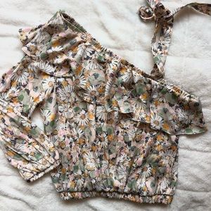 SALE One-shoulder Blouse